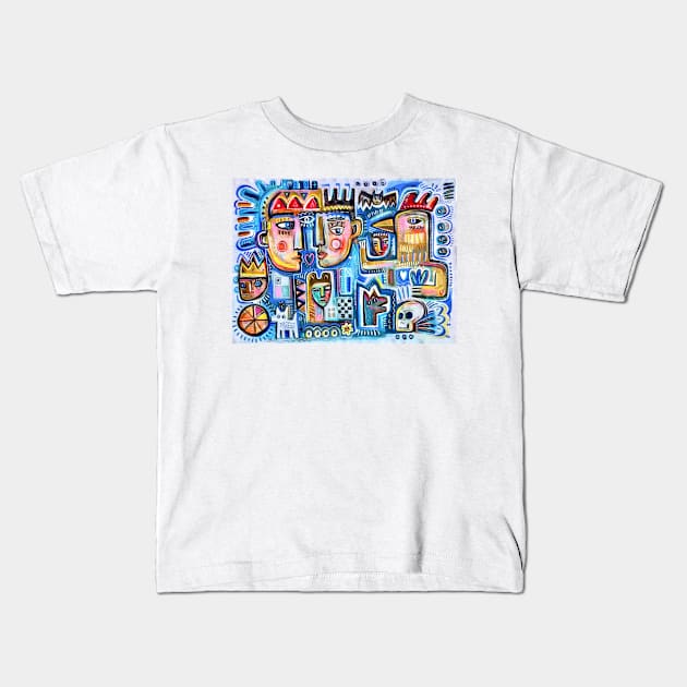 Art creation Kids T-Shirt by Daria Kusto